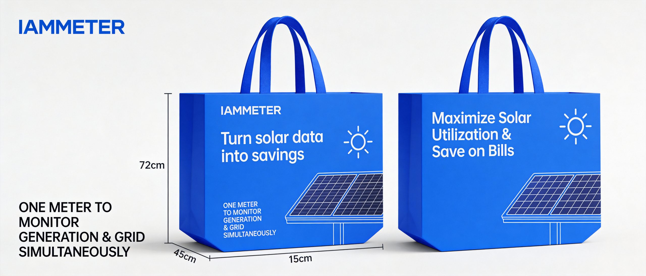 IAMMETER shopping bag for SNEC PV and home energy monitoring exhibition